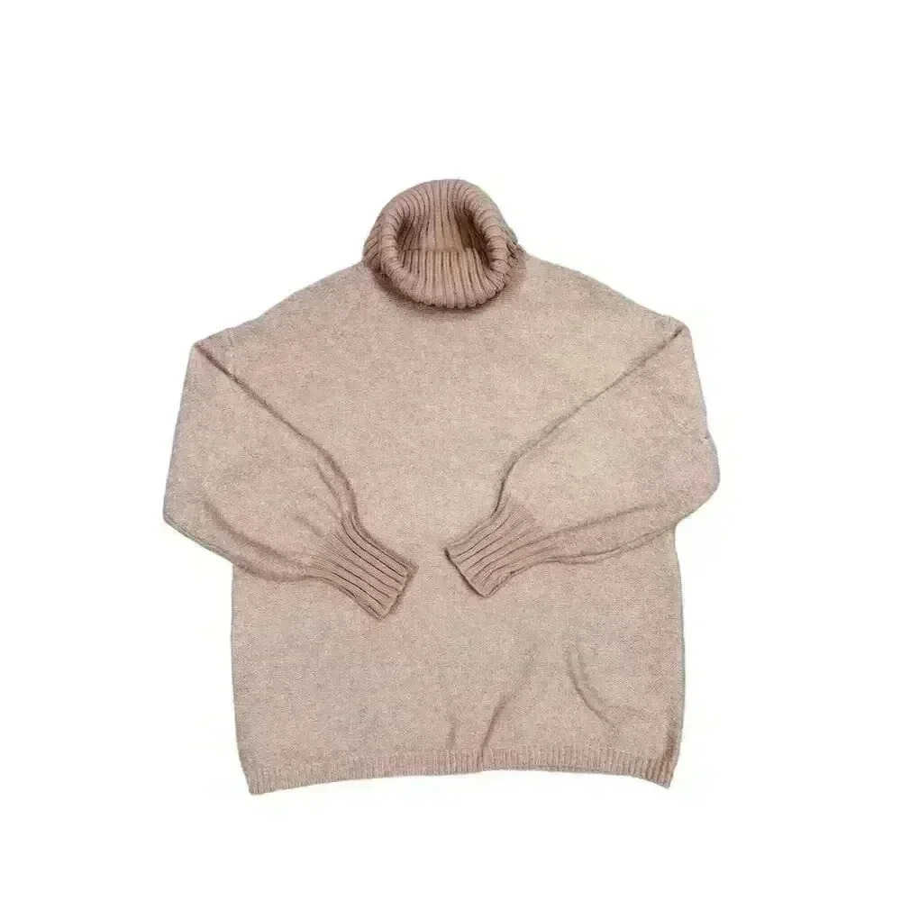 Altar'd State Women's Turtleneck Pullover Sweater Beige Size S